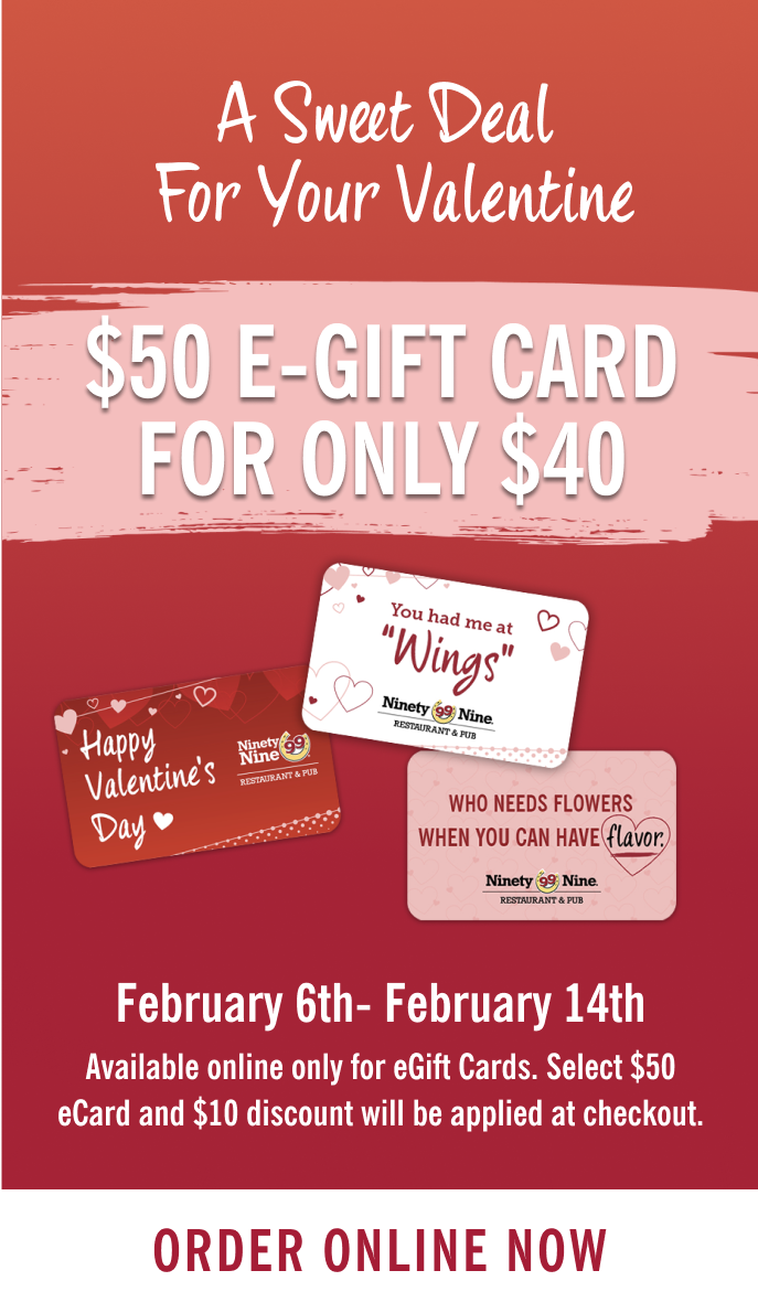 Gift Cards: Plastic & Ecards Available! | 99 Restaurants